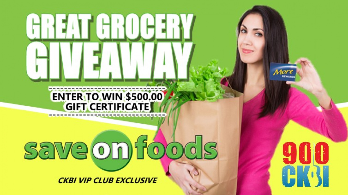 Save-On-Foods Great Grocery Giveaway